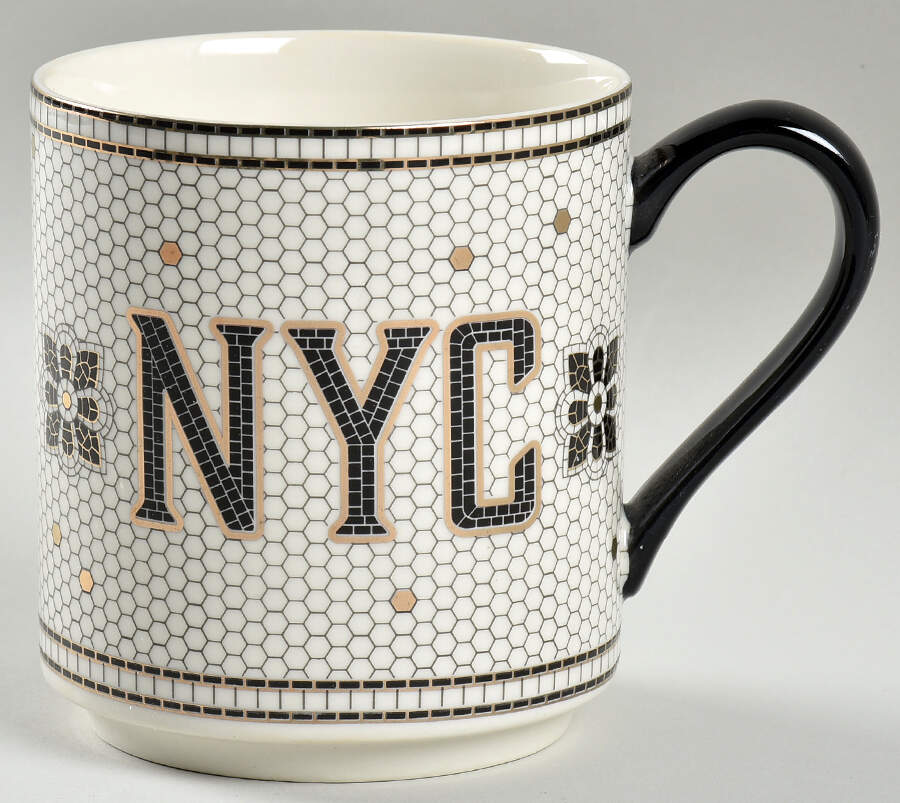 Bistro Tile Mug by Anthropologie-1