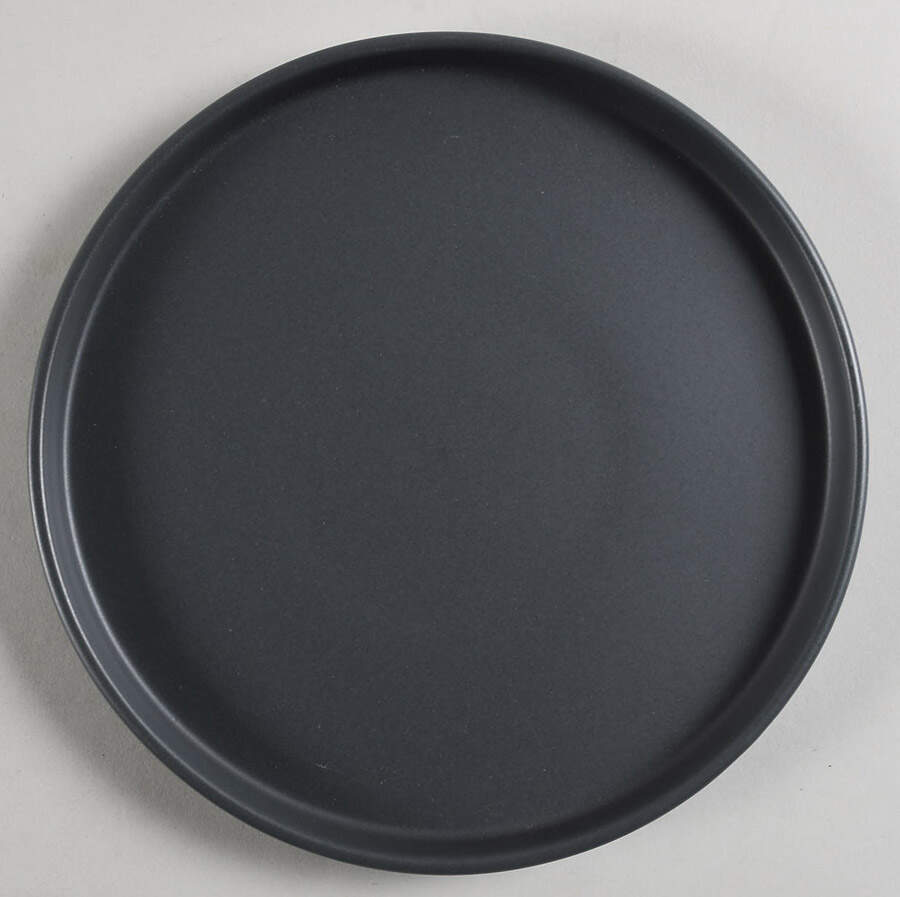 Celina (Modern Coupe) Matte Gray Salad Plate by Stone Lain-1