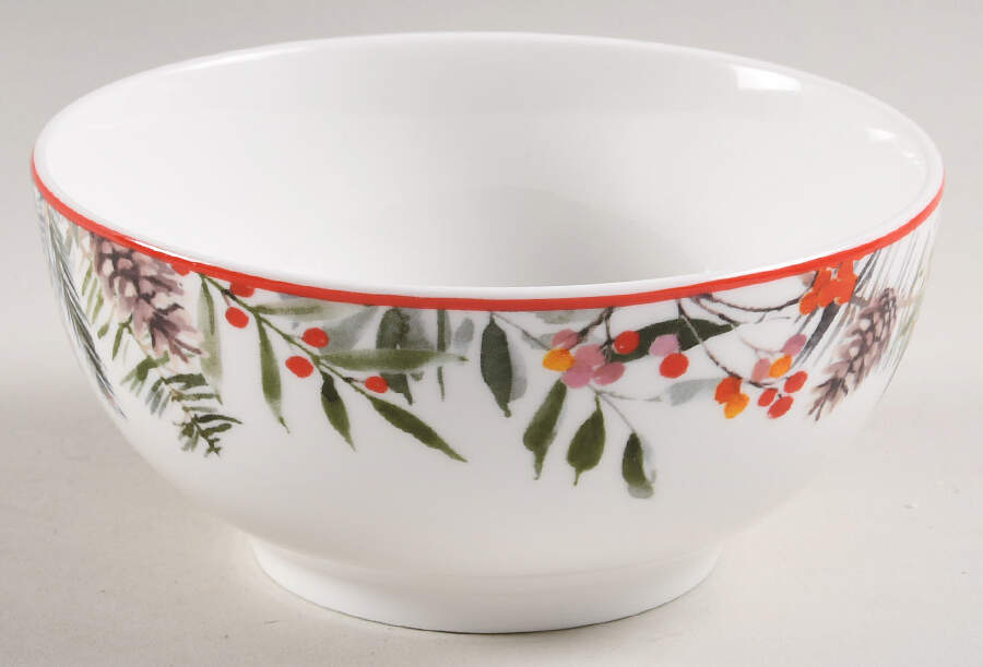 Winter Floral Soup/Cereal Bowl by American Atelier-1