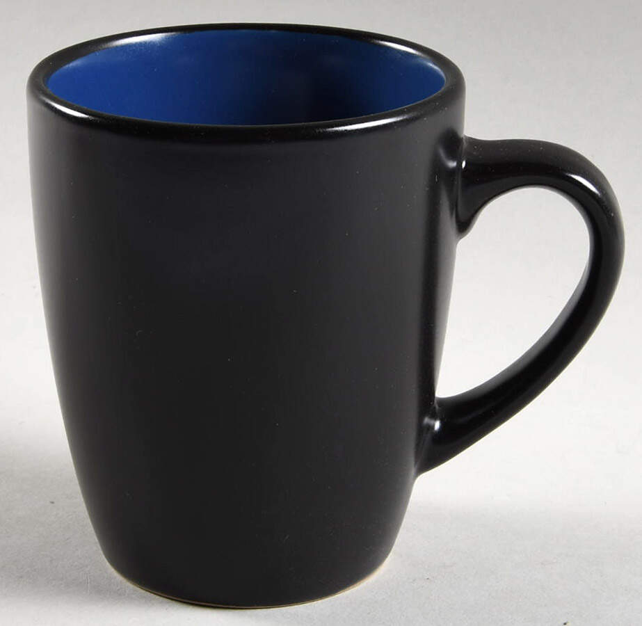 Albie Blue and Black Mug by Stone Lain-1