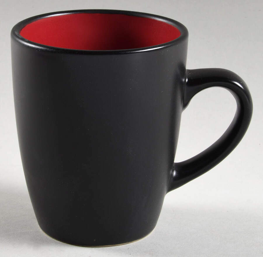 Albie Red and Black Mug by Stone Lain-1