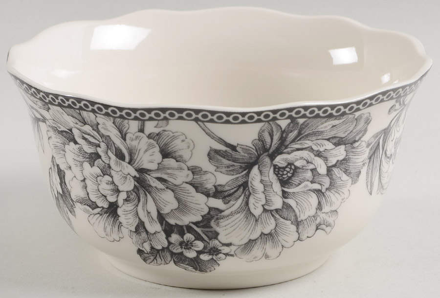 Adelaide Black Soup/Cereal Bowl by 222 Fifth (PTS)-1