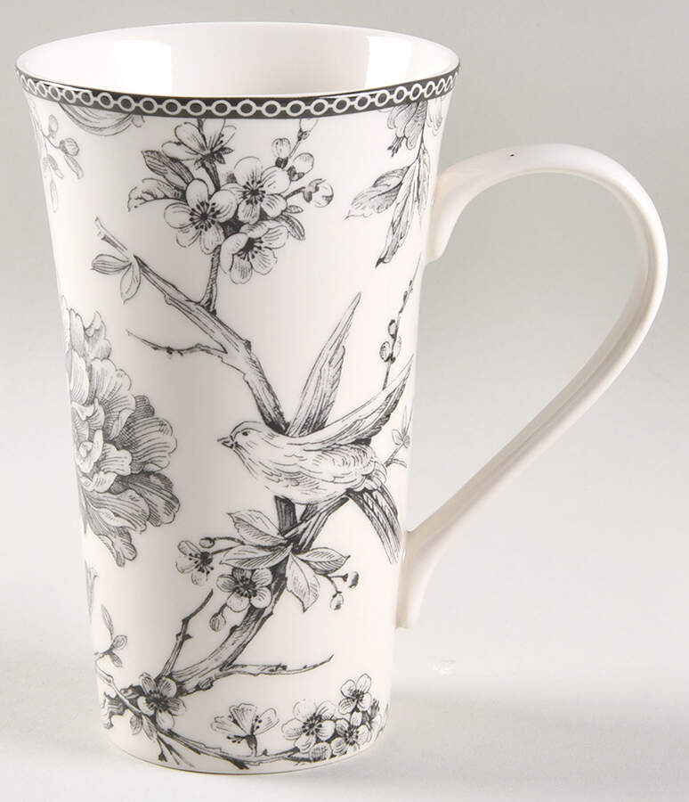 Adelaide Black Latte Mug by 222 Fifth (PTS)-1
