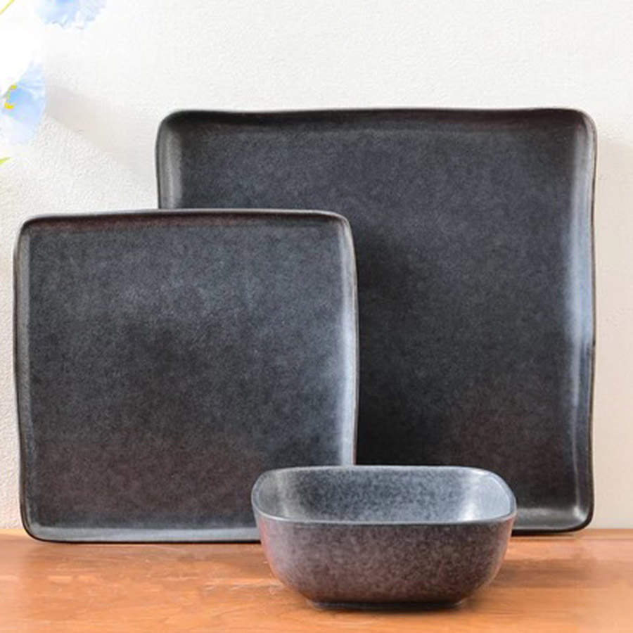 Jonny Blue Dinner Plate by Stone Lain-1
