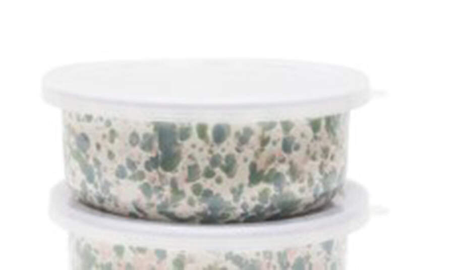 Catalina 5" Storage Bowl & Plastic Lid by Crow Canyon Home-1
