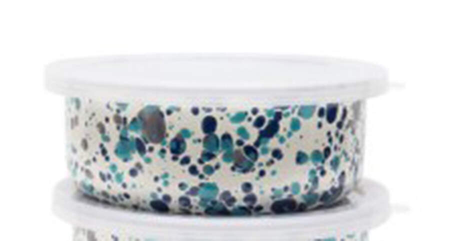 Catalina 5" Storage Bowl & Plastic Lid by Crow Canyon Home-1