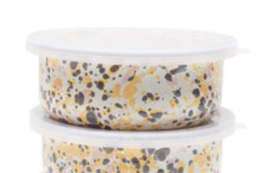 Catalina 5" Storage Bowl & Plastic Lid by Crow Canyon Home-1