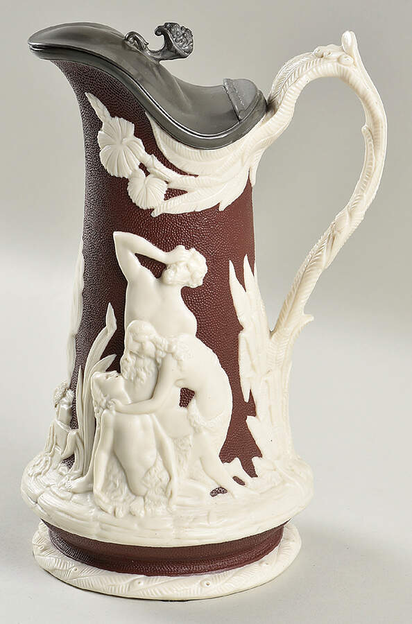 Death of Abel 24 Oz Jug & Metal Lid by Samuel Alcock-1