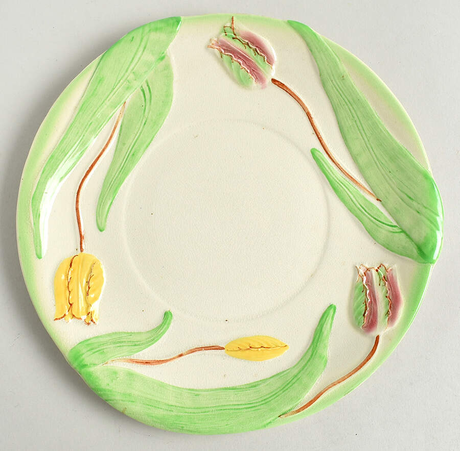 Tulip Underplate for Gravy Boat by Avon Ware Pottery-1