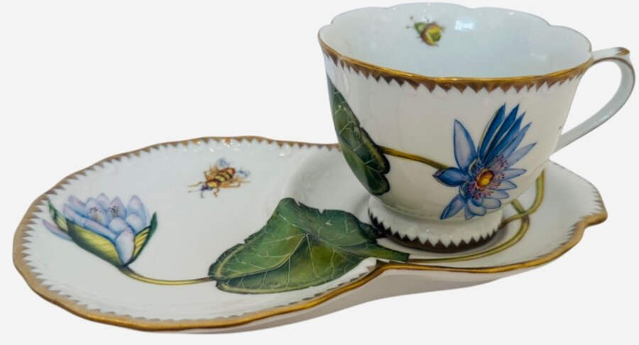Simple Pleasures Snack Plate & Cup Set by Anna Weatherley-1