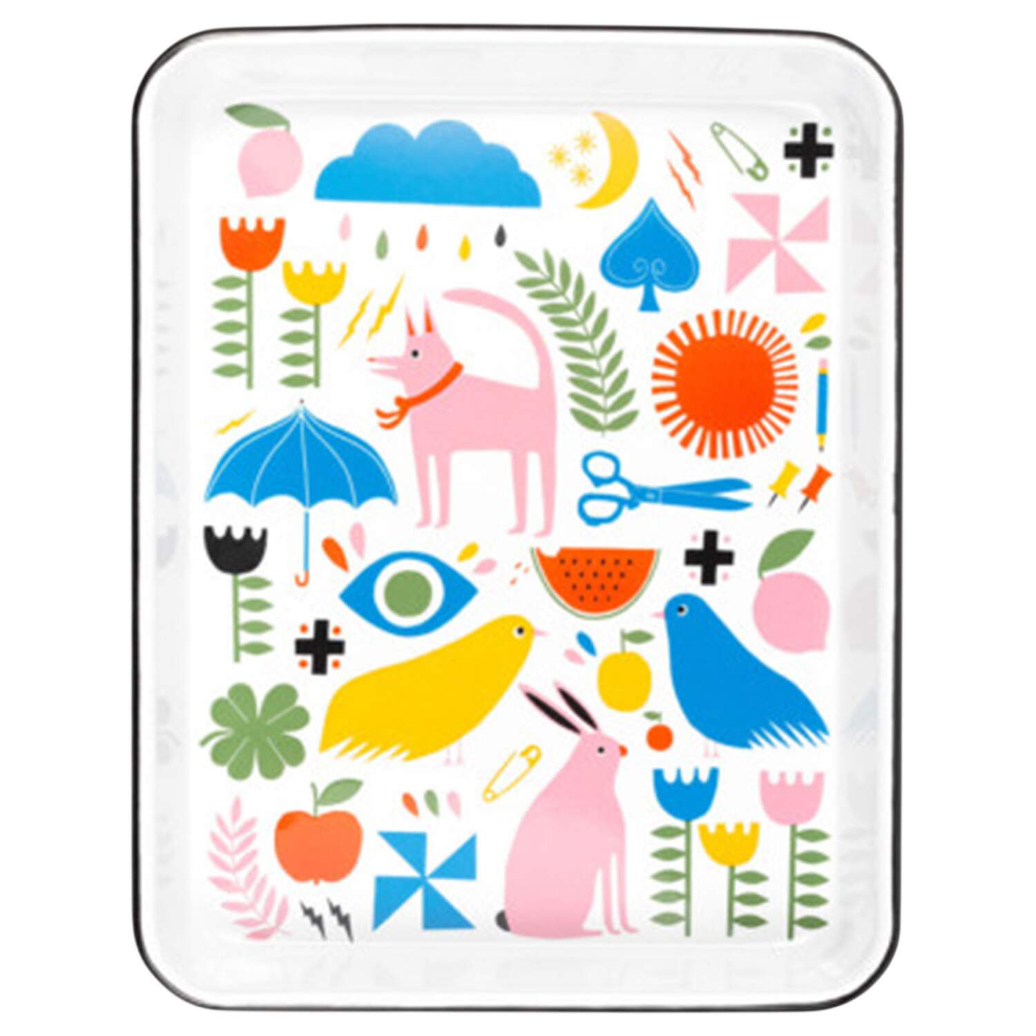 Lisa Congdon Collection 11" Rectangular Tray by Crow Canyon Home-1
