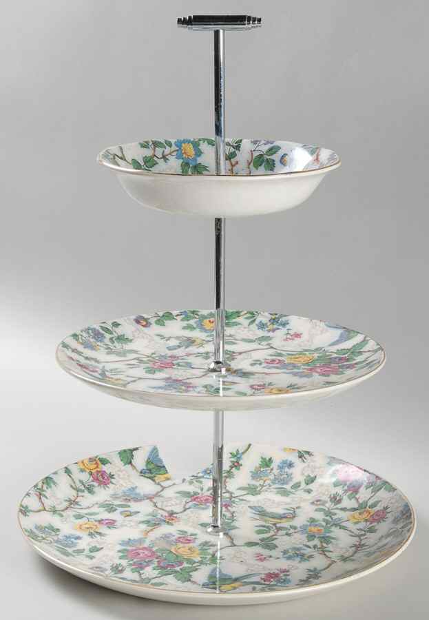 Lorna Doone 3-Tiered Serving Tray (DP, SP, FR) by Barker Bros Ltd-1