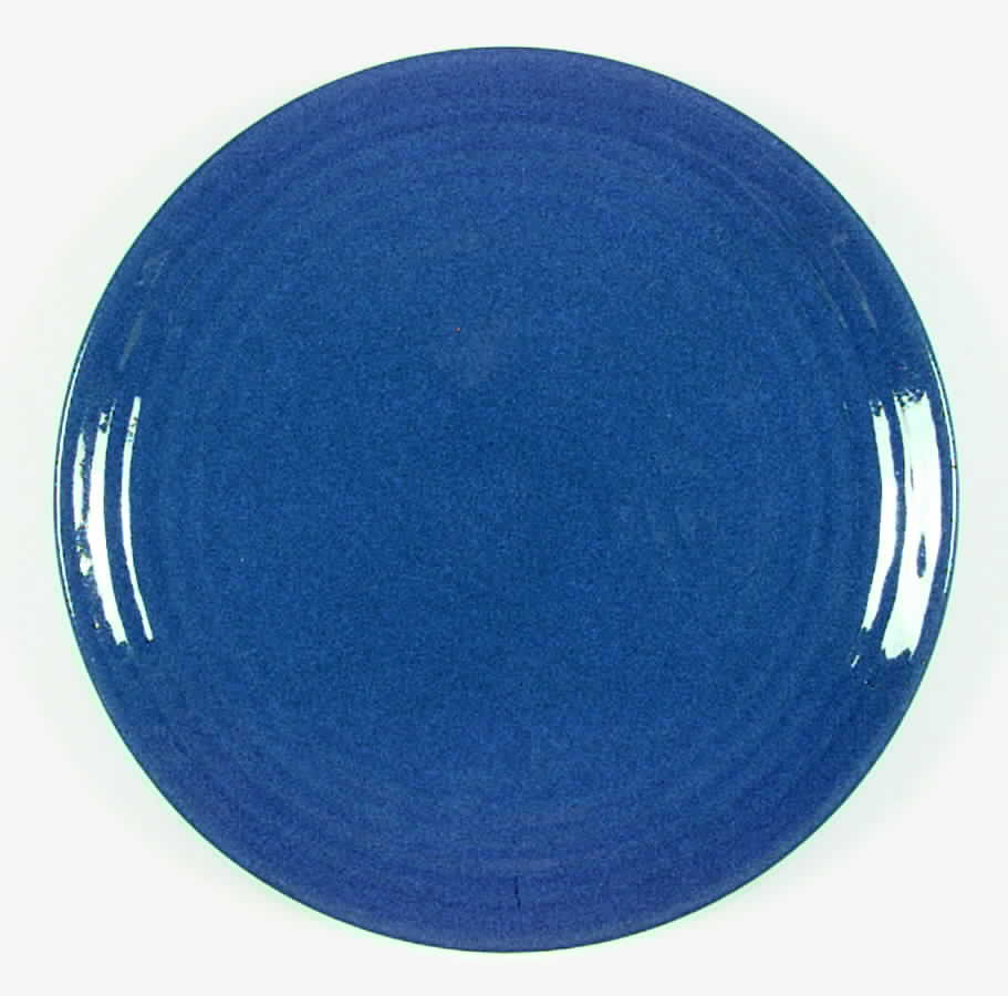 Ring Cobalt Blue Dinner Plate by Bauer-1