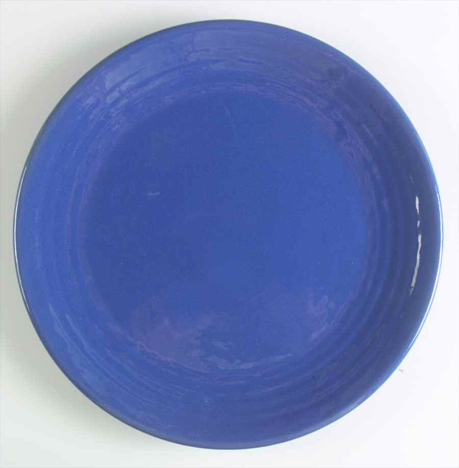 Ring Cobalt Blue 12" Chop Plate (Round Platter) by Bauer-1