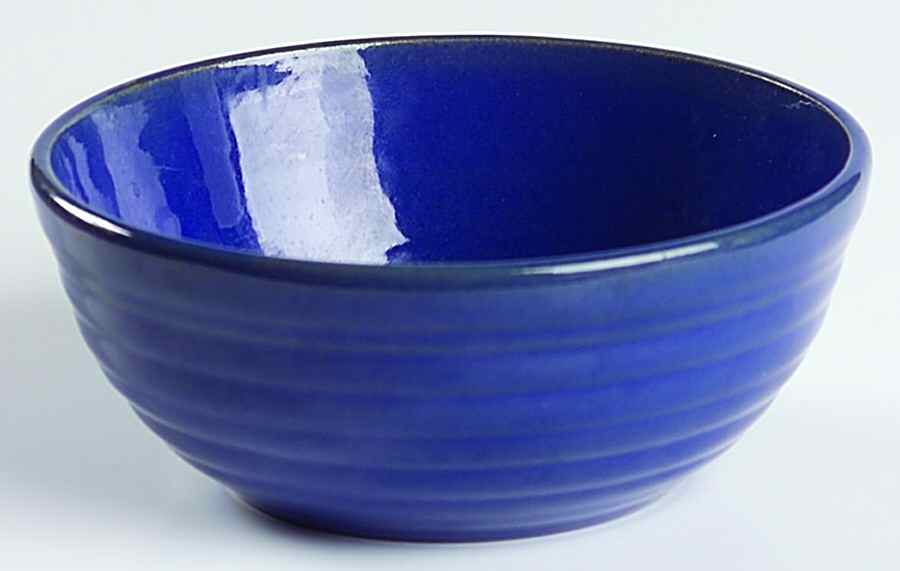 Ring Cobalt Blue Coupe Cereal Bowl by Bauer-1