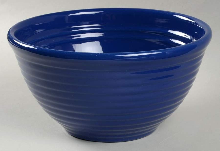 Ring Cobalt Blue 7" Nested Mixing Bowl by Bauer-1