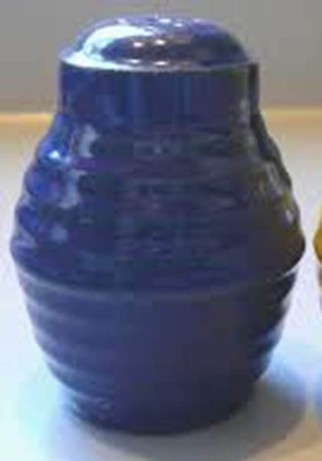 Ring Cobalt Blue Salt Shaker by Bauer-1