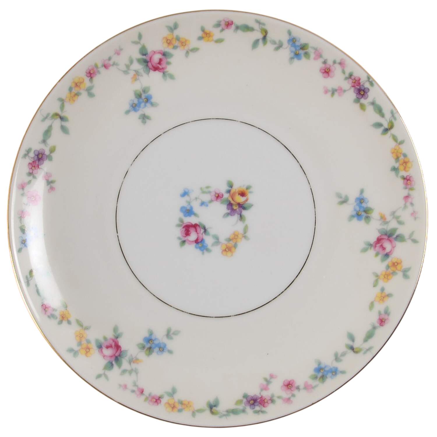 Barbara (Gold Trim) Saucer for Cream Soup Bowl by Baronet-1