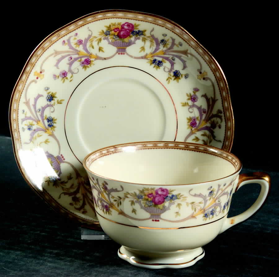 Duchess Footed Cup & Saucer Set by Baronet-1