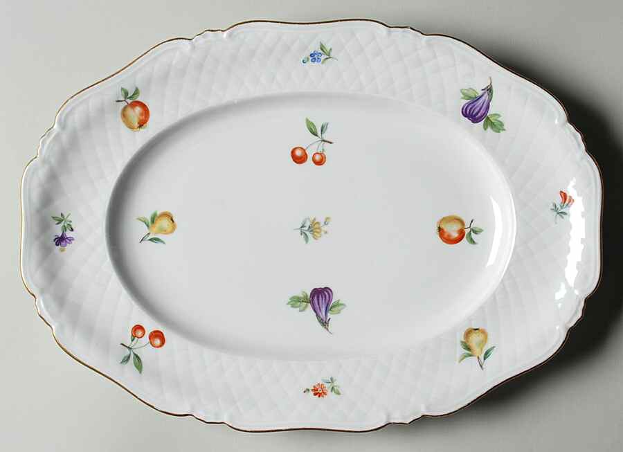 Festival 12" Oval Serving Platter by Baronet-1