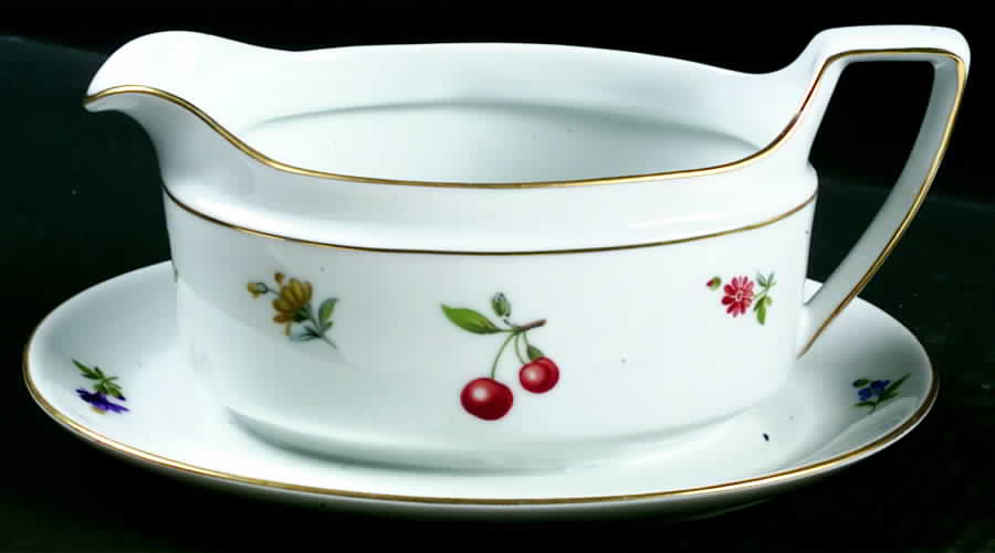 Florence Gravy Boat with Attached Underplate by Baronet-1