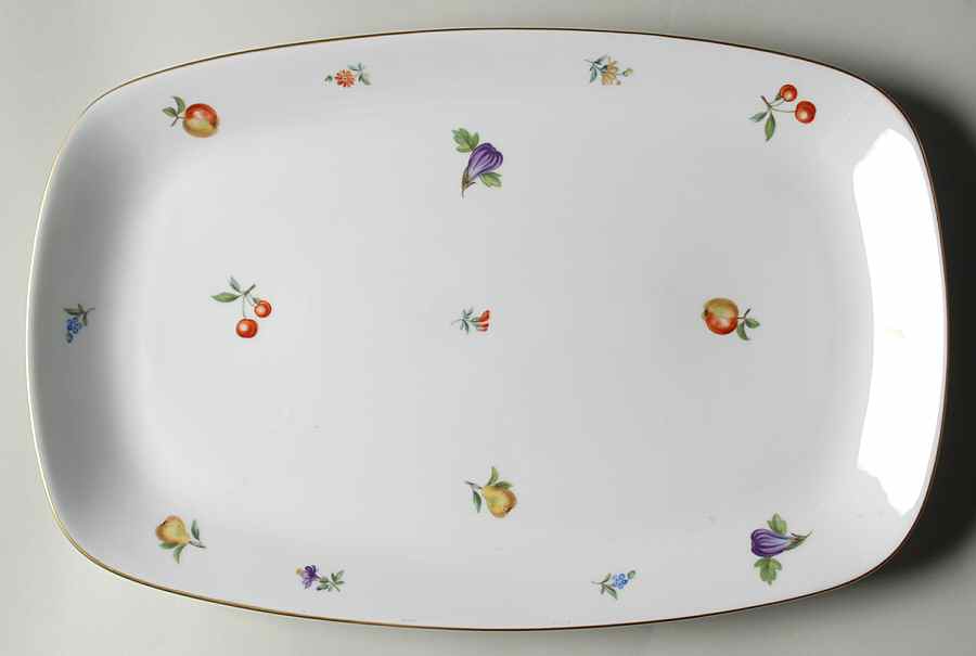 Florence 16" Oval Serving Platter by Baronet-1