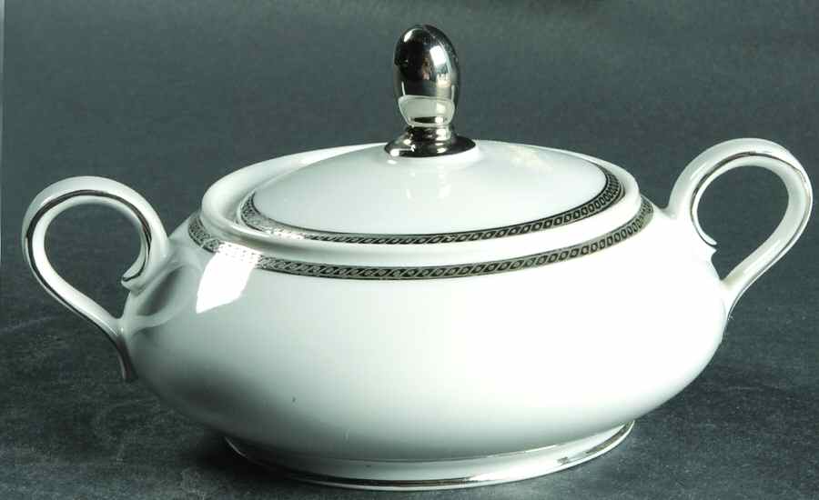 Halo Sugar Bowl & Lid by Baronet-1