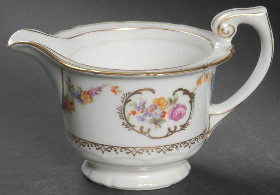 Imperial Rose (White Background) Creamer by Baronet-1