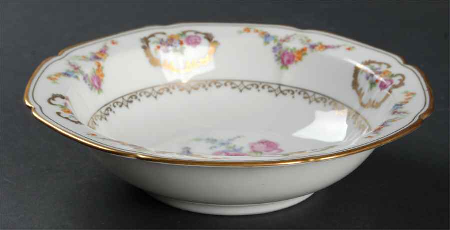 Imperial Rose (White Background) Rim Cereal Bowl by Baronet-1