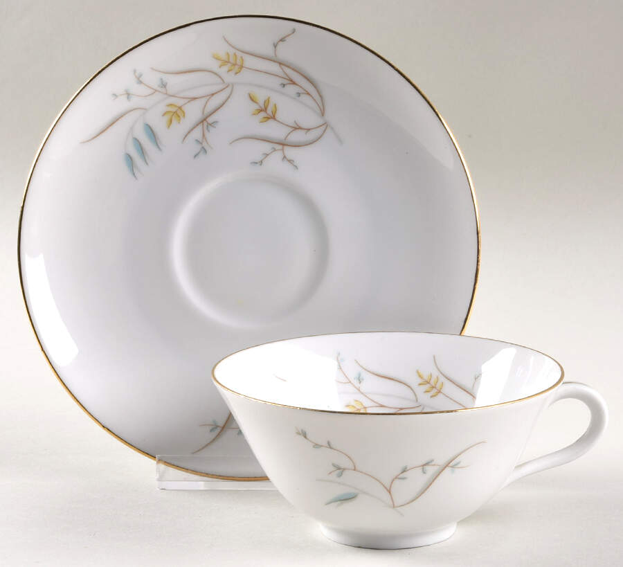 Pandora Flat Cup & Saucer Set by Baronet-1
