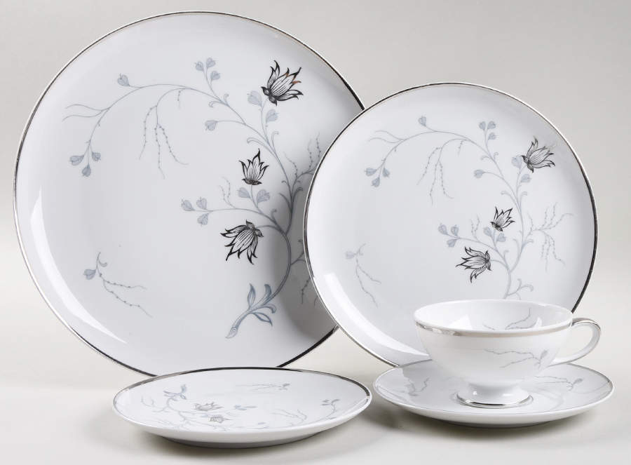Silver Arbor 5 Piece Place Setting by Baronet-1