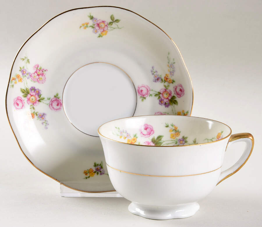 Sylvia Flat Cup & Saucer Set by Baronet-1