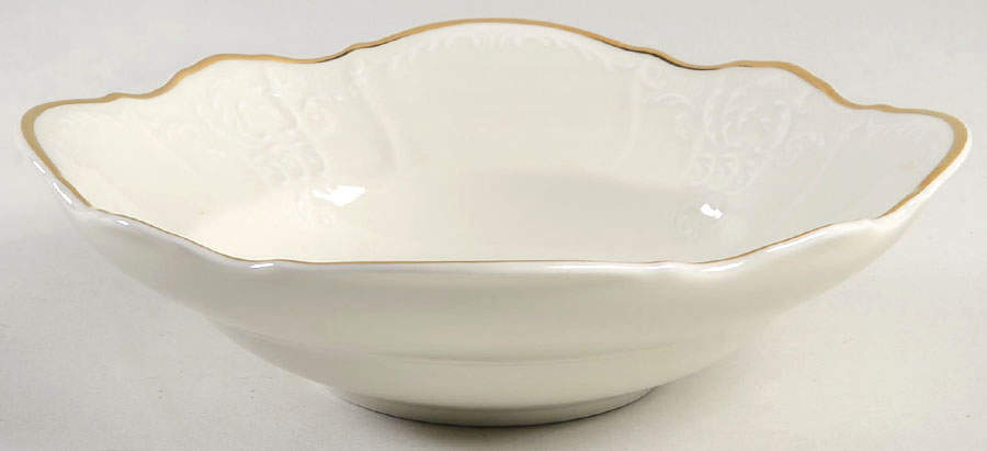 Bernadotte Ivory 8" Round Vegetable Bowl by Baum Brothers-1