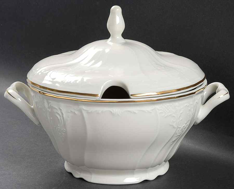 Bernadotte Ivory Tureen &  Lid by Baum Brothers-1