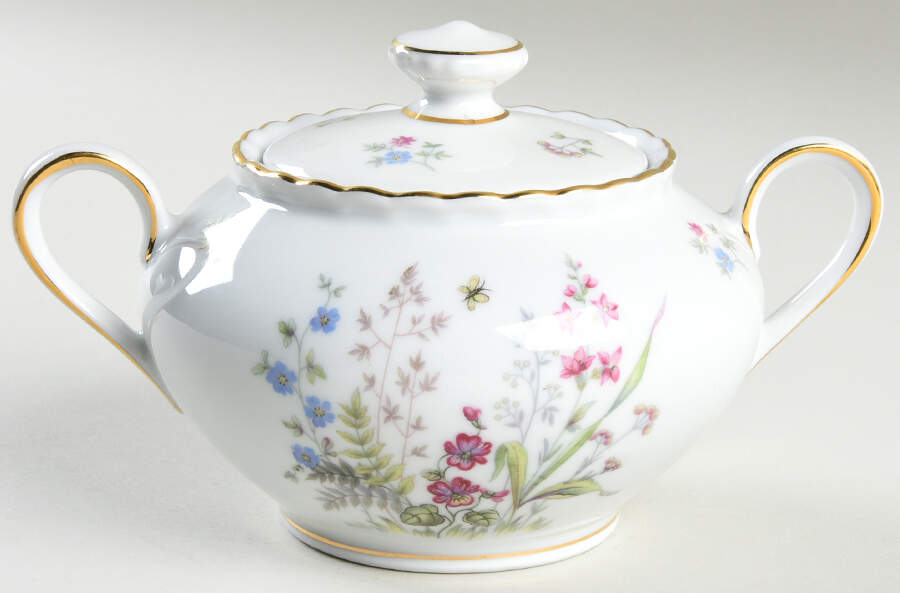 Meadow Sugar Bowl & Lid by Bavaria-1