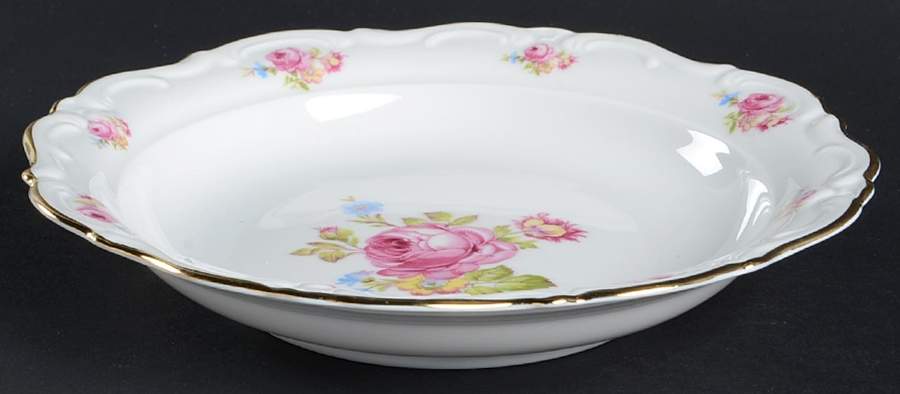 Meissen Rose Coupe Soup Bowl by Bavaria-1