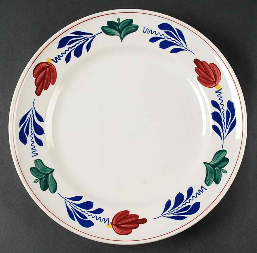 Boerenbont 11" Chop Plate (Round Platter) by Boch-1