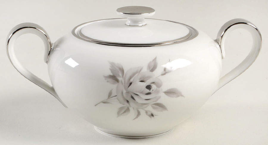 Blush Rose Sugar Bowl & Lid by Bavarian Crest-1
