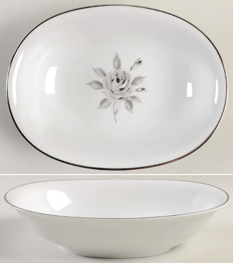 Blush Rose 10" Oval Vegetable Bowl by Bavarian Crest-1