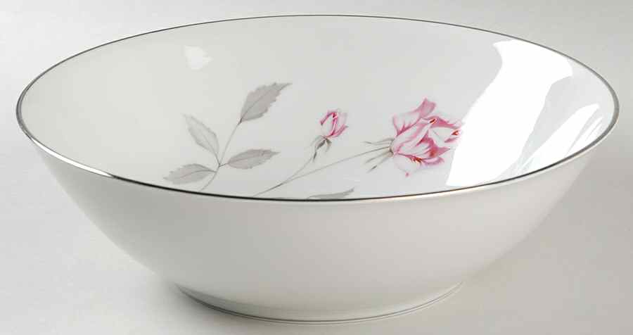 Pink Rose 9" Round Vegetable Bowl by Bavarian Crest-1