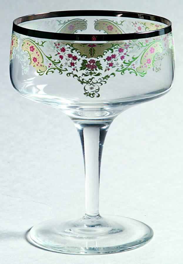 Brocade Glassware Sherbet by Belcrest-1