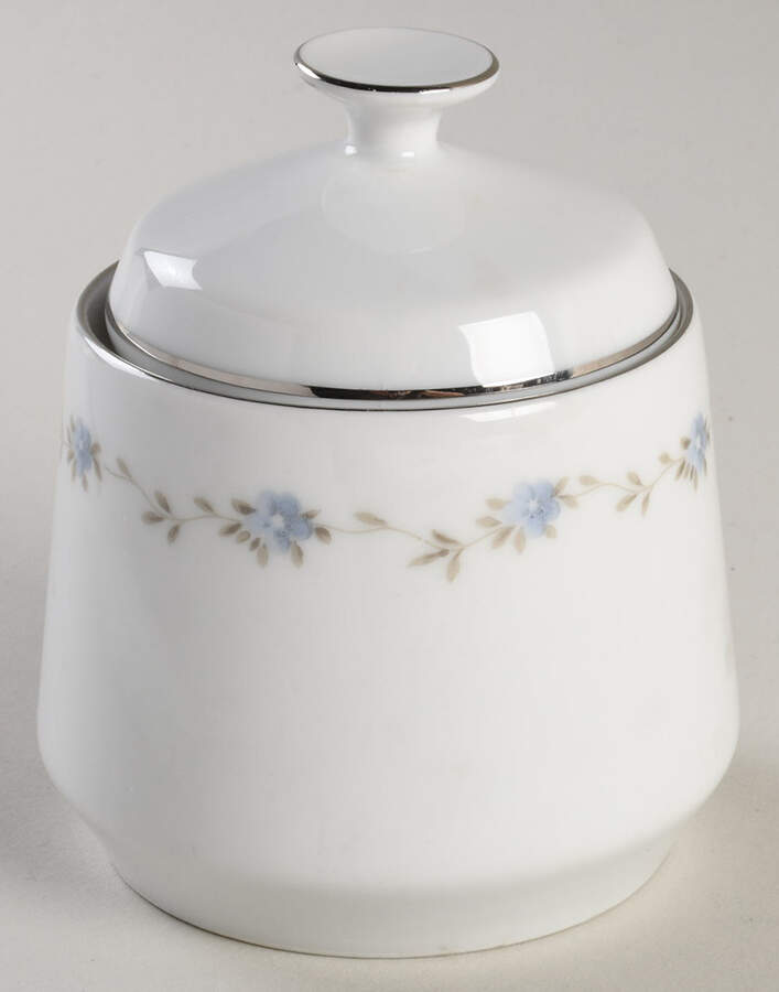 First Love (Rim) Sugar Bowl & Lid by Belcrest-1