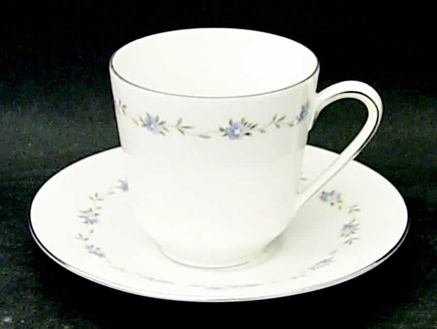 First Love (Rim) Flat Cup & Saucer Set by Belcrest-1