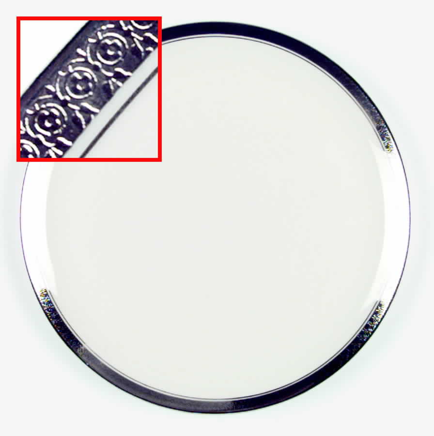 Renee (Platinum) Dinner Plate by Belcrest-1
