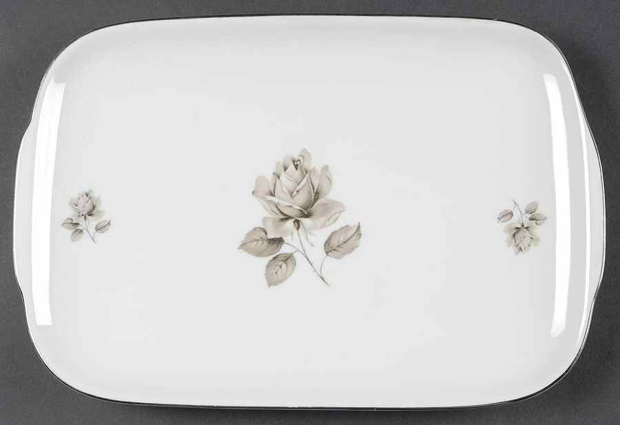 Whispering Rose 12" Rectangular Serving Platter by Belcrest-1