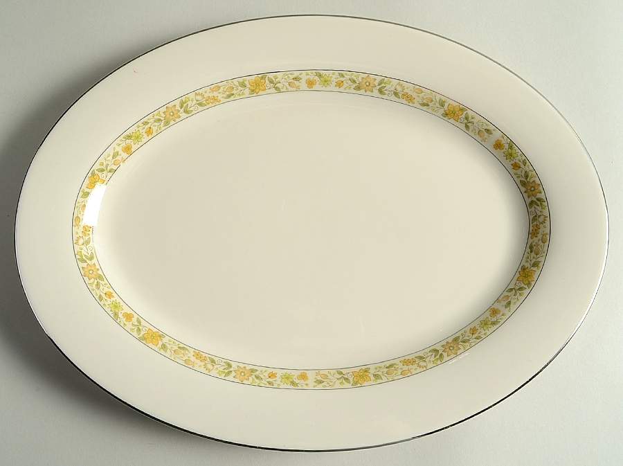 Desire 14" Oval Serving Platter by Berkeley House-1