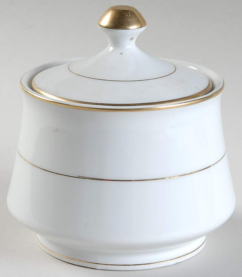 Liana Gold Sugar Bowl & Lid by Berkeley House-1