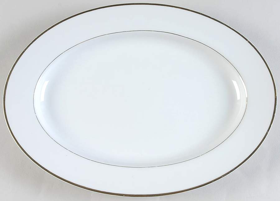 Liana Gold 12" Oval Serving Platter by Berkeley House-1