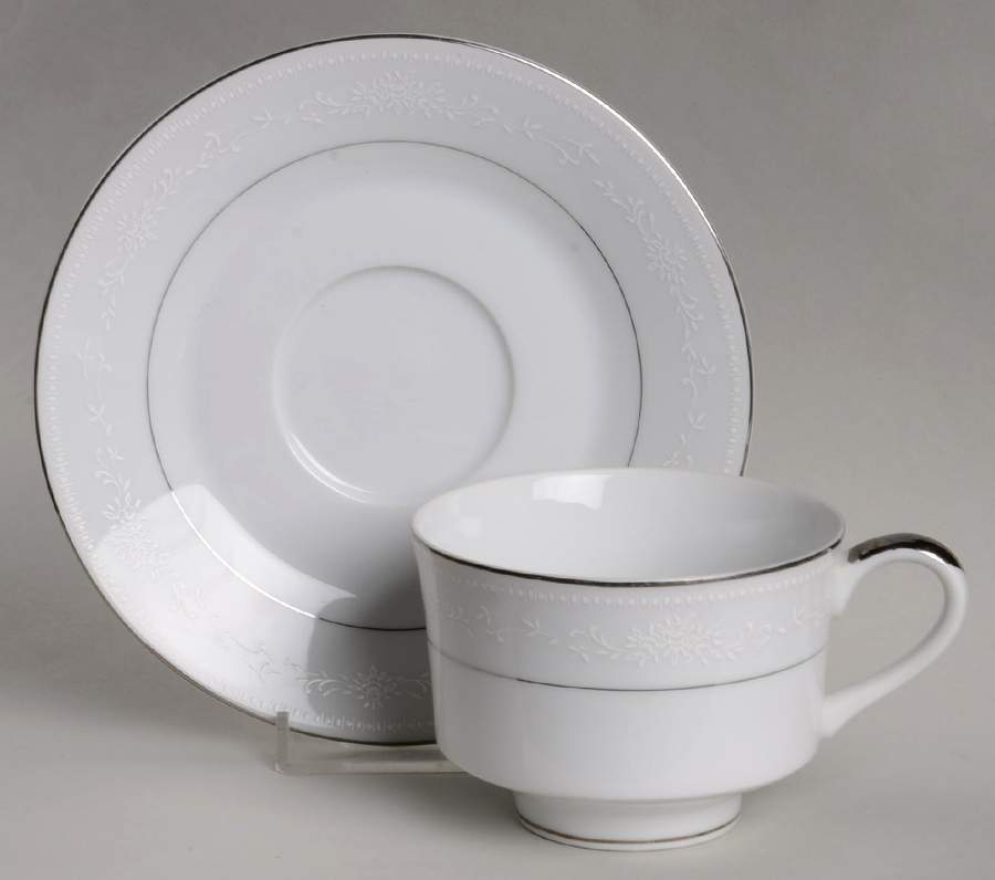 Renee Flat Cup & Saucer Set by Berkeley House-1