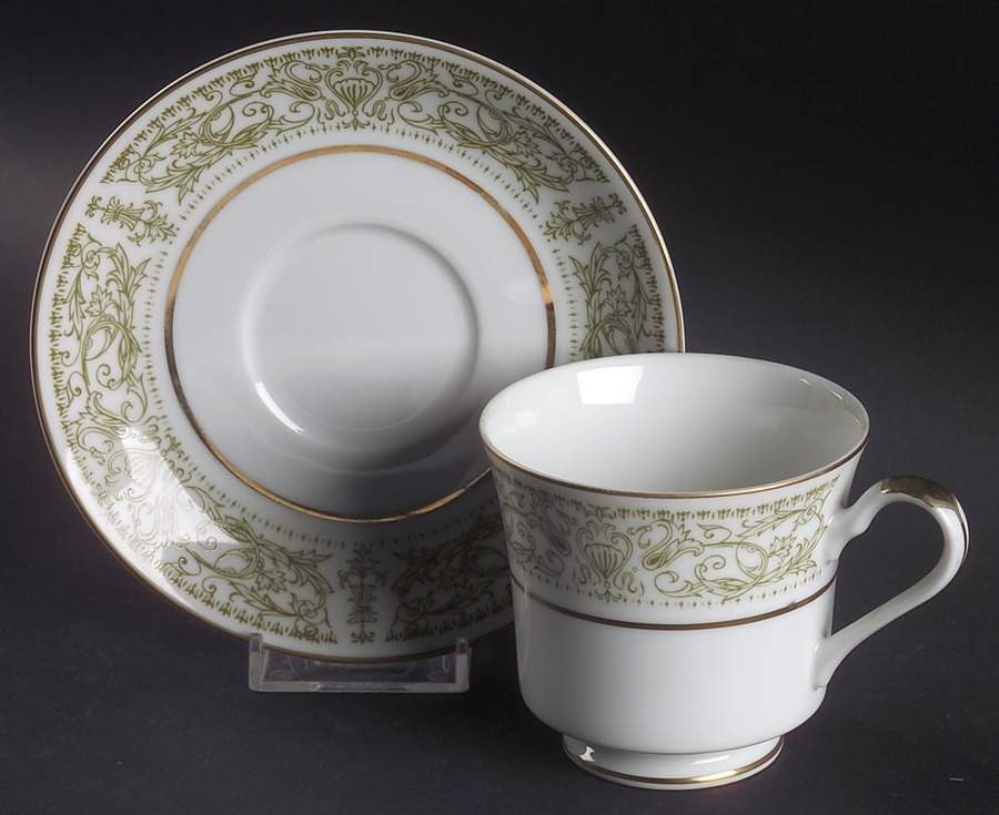 Romance Footed Cup & Saucer Set by Berkeley House-1